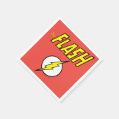 The Flash Name & Lightning Bolt Logo Serviette (Ecke)