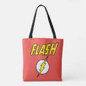 The Flash Name & Lightning Bolt Logo Tasche (Rückseite)