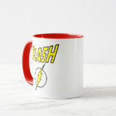 The Flash Name & Lightning Bolt Logo Tasse (Vorderseite Links)