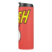 The Flash Name & Lightning Bolt Logo Thermosbecher (Nach rechts gedreht)