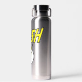 The Flash Name & Lightning Bolt Logo Trinkflasche (Rückseite)
