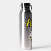 The Flash Name & Lightning Bolt Logo Trinkflasche (Vorne)