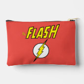 The Flash Name & Lightning Bolt Logo Zubehörtasche (Rückseite)
