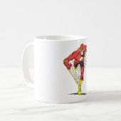 The Flash rennt vorwärts Kaffeetasse (Vorderseite Links)