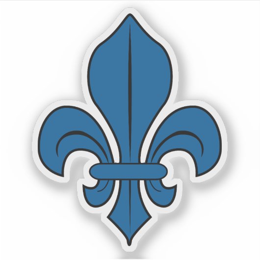 The Fleur-de-lis symbol, Montreal flag, Canada Aufkleber (Vorderseite)