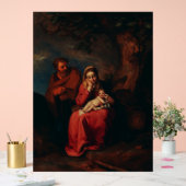The Flight into Egypt by Abraham Bloemaert Acrylschild (Hochzeit)