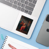 The Flight into Egypt by Abraham Bloemaert  Aufkleber (Laptop mit iPhone)