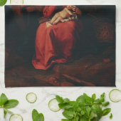 The Flight into Egypt by Abraham Bloemaert Geschirrtuch (Gefaltet)