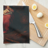 The Flight into Egypt by Abraham Bloemaert Geschirrtuch (Viertel Falte)