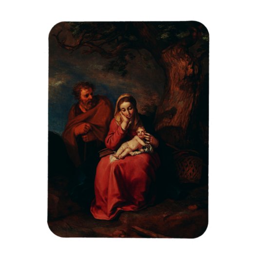 The Flight into Egypt by Abraham Bloemaert Magnet (Vertikal)
