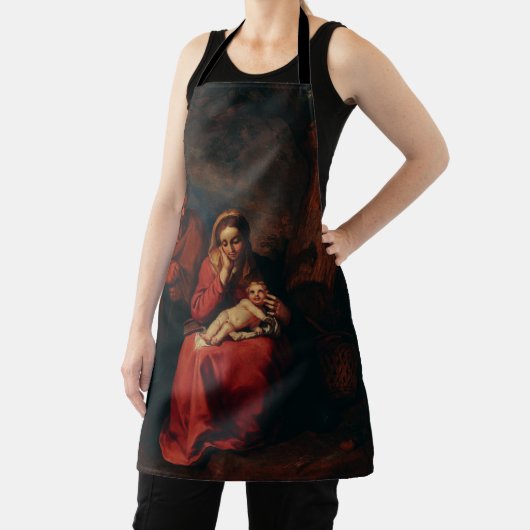 The Flight into Egypt by Abraham Bloemaert Schürze (InSitu)