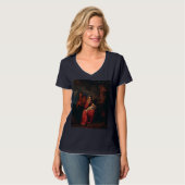 The Flight into Egypt by Abraham Bloemaert T-Shirt (Vorderseite Vollansicht)