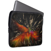 The Flight of the Phoenix – Fiery Abstract Rebirth Laptopschutzhülle (Vorne Rechts)
