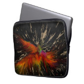 The Flight of the Phoenix – Fiery Abstract Rebirth Laptopschutzhülle (Vorderseite Links)