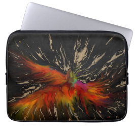 The Flight of the Phoenix – Fiery Abstract Rebirth Laptopschutzhülle