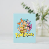 The Flintstones and Rubbles Family Graphic Postkarte (Stehend Vorderseite)