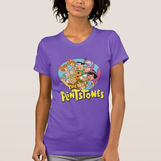 The Flintstones and Rubbles Family Graphic T-Shirt (Vorderseite)