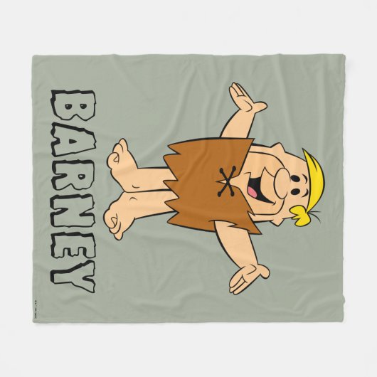 The Flintstones | Barney Rubble Fleecedecke (Vorderseite (Horizontal))