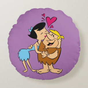 The Flintstones   Betty Kissing Barney Rundes Kissen