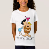 The Flintstones | Betty Kissing Barney T-Shirt (Vorderseite)