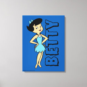 The Flintstones Betty Rubble Leinwanddruck