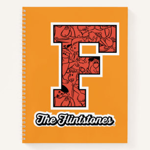 The Flintstones   Collegiate Style Monogram Notizblock