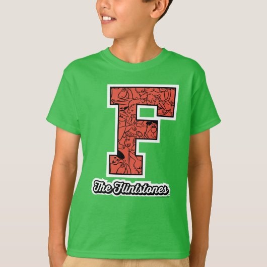 The Flintstones | Collegiate Style Monogram T-Shirt (Vorderseite)