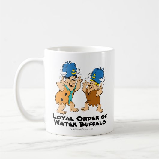 The Flintstones | Fred & Barney Water Buffaloes Kaffeetasse (Links)