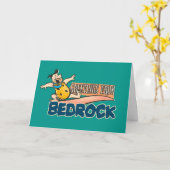 The Flintstones | Fred - Greetings From Bedrock Karte (Gelbe Blume)