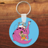 The Flintstones | Fred Sliding Down Tail Schlüsselanhänger (Vorderseite)