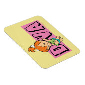 The Flintstones | Pebbles - Little Diva Magnet (Rechte Seite)