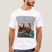 The Flirt (1874) by WinslowHomer. T-Shirt (Vorderseite)