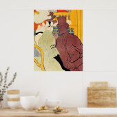 The Flirt (Ein Engländer) von Toulouse Lautrec Poster (Küche)