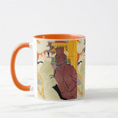 The Flirt (Ein Engländer) von Toulouse Lautrec Tasse (Links)