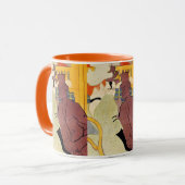 The Flirt (Ein Engländer) von Toulouse Lautrec Tasse (Vorderseite Links)