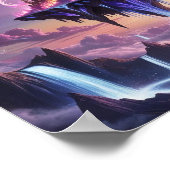 The Floating Kingdom Poster - Fantasy Art (Ecke)