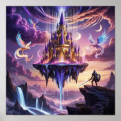 The Floating Kingdom Poster - Fantasy Art (Vorne)