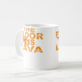 The Floor Is Lava Running Parkour Kaffeetasse (Vorderseite Links)