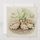 The Flopsy Bunnies Asleep (von Beatrix Potter) Karte (Vorderseite)