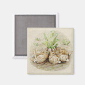 The Flopsy Bunnies Asleep (von Beatrix Potter) Magnet (Vorderseite/Rückseite)