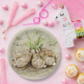 The Flopsy Bunnies Asleep (von Beatrix Potter) Pappteller (Party)