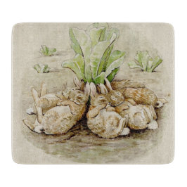 The Flopsy Bunnies Asleep (von Beatrix Potter) Schneidebrett