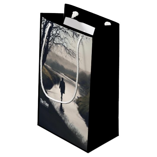 The Flow Kleine Geschenktüte (Rückseite Schrägansicht)