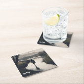 The Flow Rechteckiger Pappuntersetzer (Vor Ort)