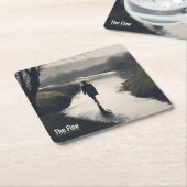 The Flow Rechteckiger Pappuntersetzer (angewinkelt)