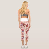 The Flower Fields Capri Leggings (Rückseite)
