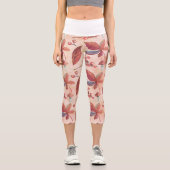 The Flower Fields Capri Leggings (Vorderseite)
