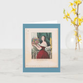 "The Flower Girl" ~ The Blume Collection Card Karte (Gelbe Blume)