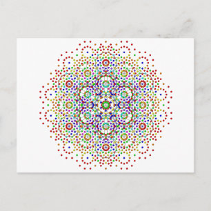 The Flower of Life Postkarte