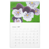 The Flower Year Calendar  Kalender (Jan 2027)